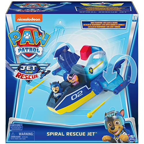 Avión De Rescate De Paw Patrol Con Luces Y Sonidos