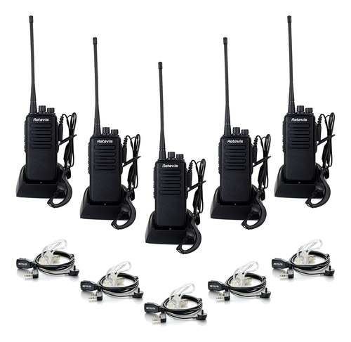 Retevis Rt1 Radios De 2 Vías Walkie Talkies De Largo Alcan.