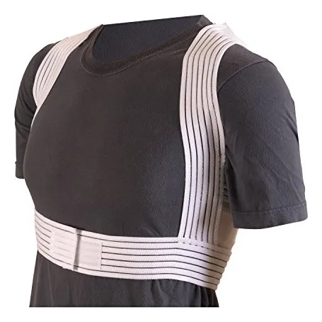 Duro-med Corrector De La Postura, Unisex, Blanco, Bandas De