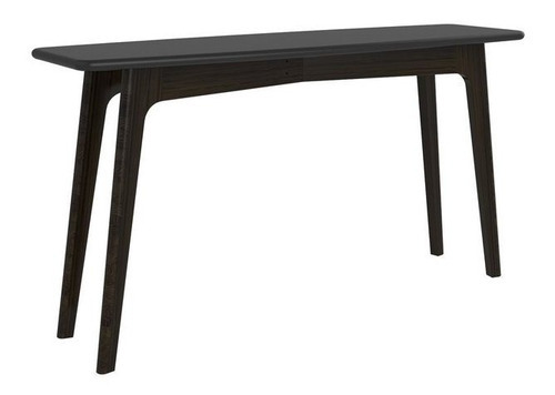 Aparador Moby 140 Cm Madeira Maciça E Mdf Cor Preto