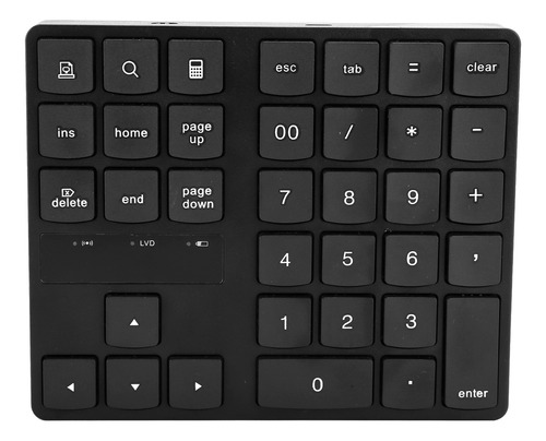 Mini Teclado Numérico, 35 Teclas, 2,4 G, Inalámbrico, Ultra