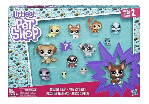 Set Littlest Pet Shop Mascota Traviesas X 13 Mascotas Hasbro