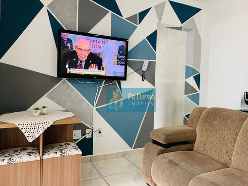 Imagem 5 de 22 de Apartamento Com 2 Dormitórios À Venda, 68 M² Por R$ 330.000,00 - Canto Do Forte - Praia Grande/sp - Ap0693