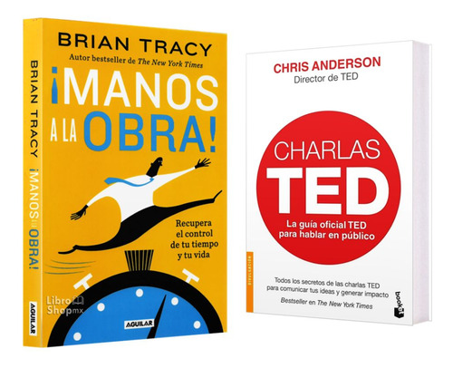 Manos A La Obra + Charlas Ted Chris Anderson Pack 2 Libros