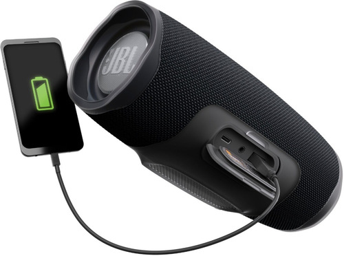 Parlante JBL Charge 4 portátil con bluetooth waterproof black 110V/220V