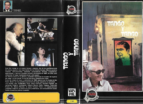 Tango Y Tango (1984) Vhs Osvaldo Pugliese Mauricio Berú