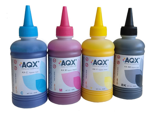 Combo Tinta Pigmentada Aqx Para Brother J6730 250ml X 4