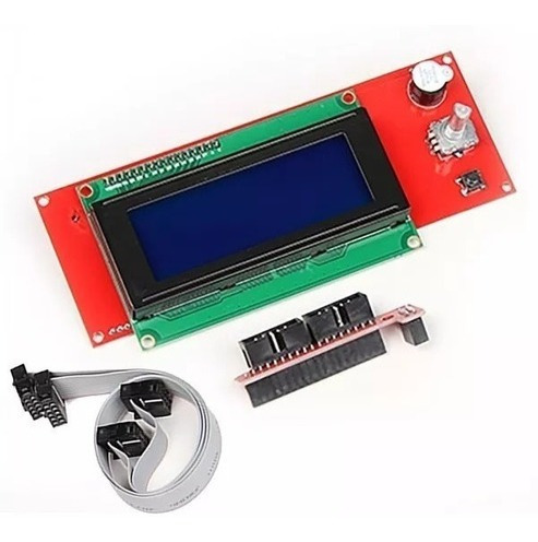 Display Lcd 2004 20x04 Impressora 3d Ramps Reprap Graber Anet Arduino Uno Mega