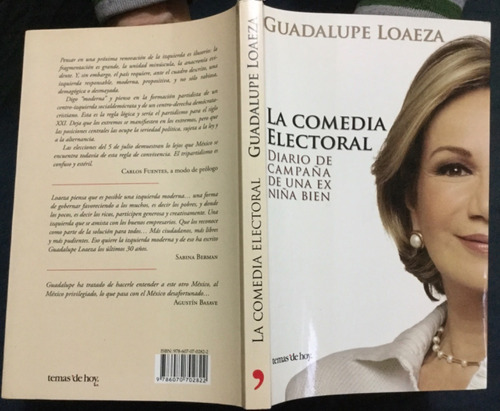 La Comedia Electoral. Guadalupe Loaeza. Firmado