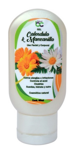 Gel Cicatrizante Antialergias Y Antiacne De Calendula 60ml