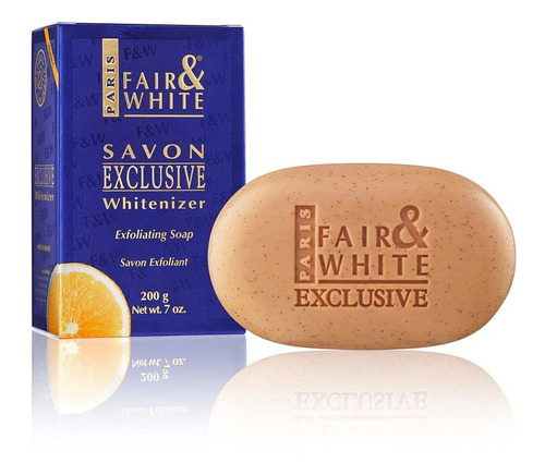 Fair And White - Jabón Exfoliante Exclusivo  7 Oz / 200 G 