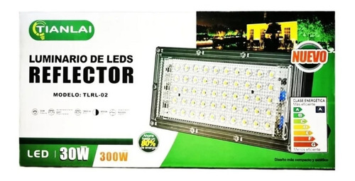 Reflector Led 30w 300w Luz Blanca Interperie Exterior T2143