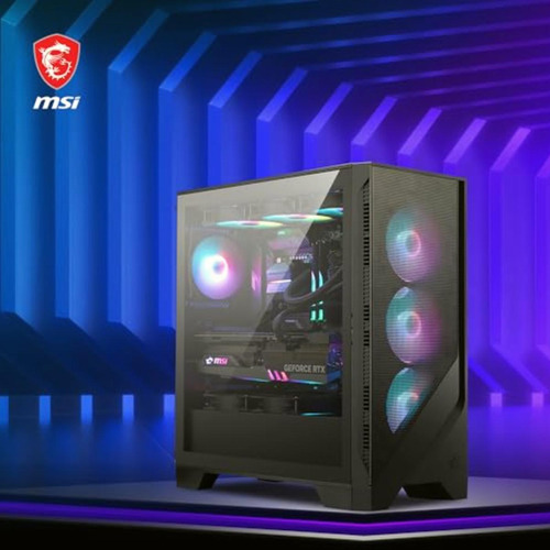 Msi Gabinete Mag Forge 320r Airflow Con Ventana Rgb,