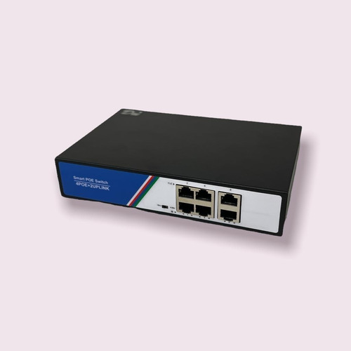 Poe Switch 10/100 4+2 Puertos