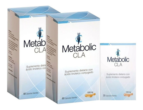 Metabolic Cla Combo Capsulas 120+28 Capsulas De Regalo!