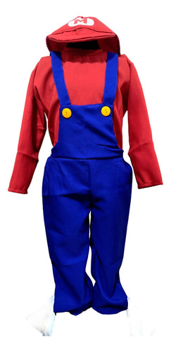 Disfraz De Mario Bros Para Niños Talla 2