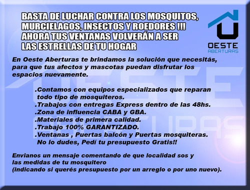 Imagen 5 de 5 de Reparación Y Venta De Mosquiteros