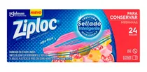 Comprar Ziploc Bolsas Cierre Hermético Para Conservar Medianas X24