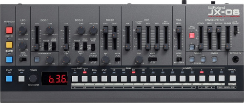 Teclado sintetizador Roland JX-08 digital 220V