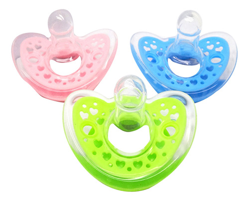 3 Soportes Para Chupetes De Silicona Para Bebés, Anillos Red