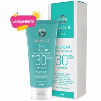 Creme Anti Acne Bb Cream Facial Com Protetor Solar 30 Anasol