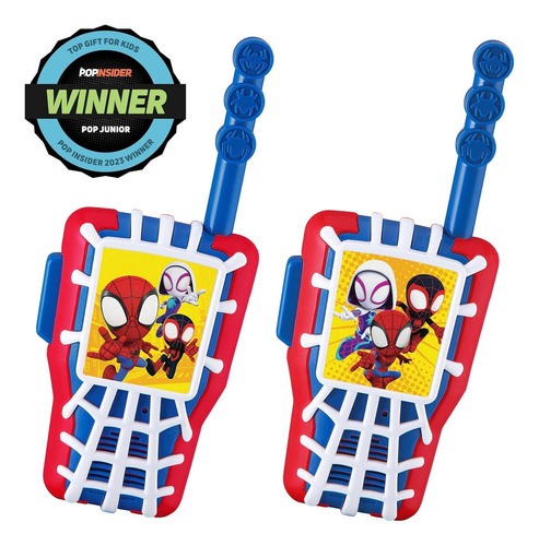 Ekids Walkie Talkies De Juguete Para Niños Color Rojo