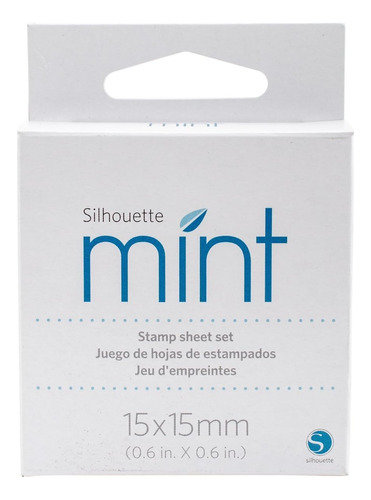Silhouette Mint Kit De Sello De 15x15 Y 8 Botellas De Tinta