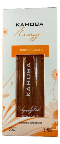 Body Splash Femenino Kahoba X 200ml Energy