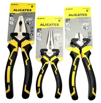 Comprar Kit Jogo 3 Alicates Universal Bico Meia Cana Corte Diagonal