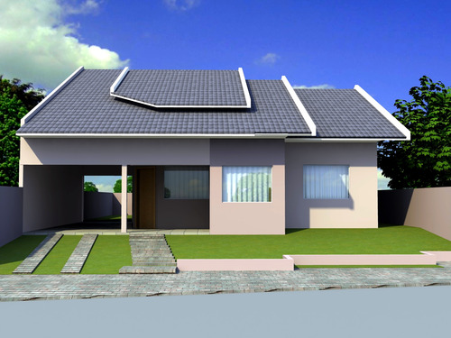 Projeto Arquitetônico Ad 137m² 2 Quartos +1 Suíte Lote 13x18