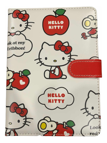 Hello Kitty Cuaderno Con Broche 64 Hojas Decoradas