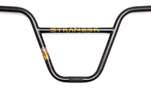 Manubrio Stranger Bmx Zia ¡full Cromo Pro! Alto 9,50 Negro