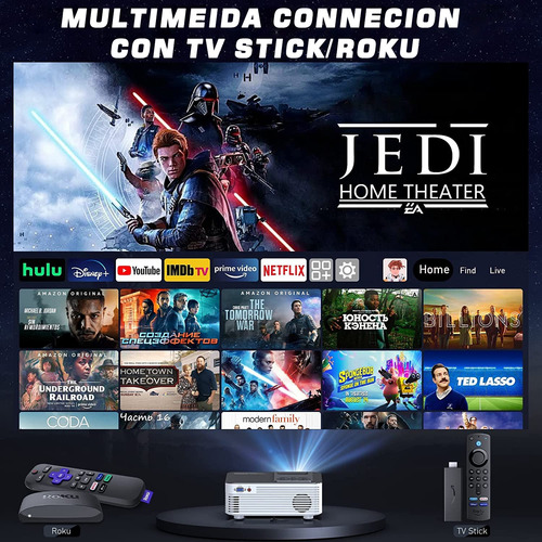 Proyector Profesional Led Android Wifi Full Hd 1080p 8000lm