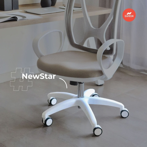 Imagen 3 de 3 de Silla De Oficina Alma White Edition Homeoffice | Contado