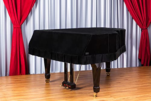Clairevoire Grandeur: Premium Velvet Grand Piano Cover  Han