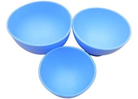 Tazón De Mezcla De Goma Flexible De Bonew 2pcs +2 Tazón De M