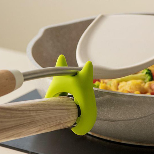 Spoon Rest On Pot, 2 Unidades, Reposacucharas De Silicona Y