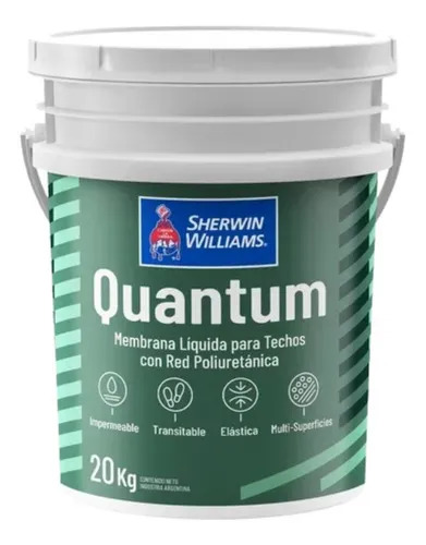 comprar Membrana Sherwin Williams Quantum Rojo Teja 20 Kg Acabado Mate