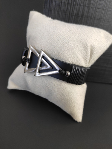 Pulseira Masculina Couro Premium Com Fecho Em Imã De Engate
