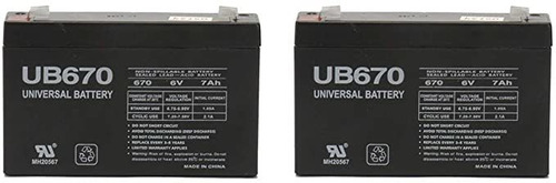 6 V 7 Ah Ub685, Ps-682 Ps7 - 6 Sellada Recargable Batería, 2