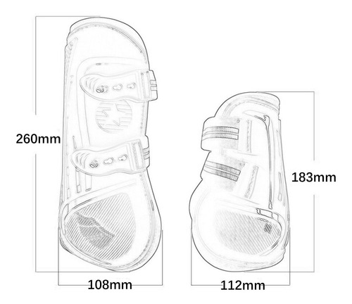 4 Protectores Para Botas De Caballo, Envolturas Para Xl