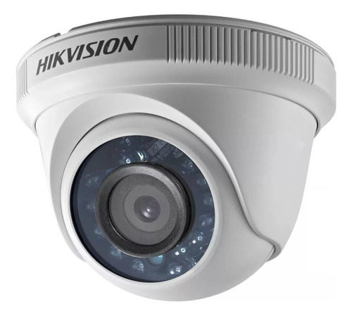 Hikvision Camara Analoga Domo 1080p 3,6mm Ir 20m Ip66 Para Color Blanco