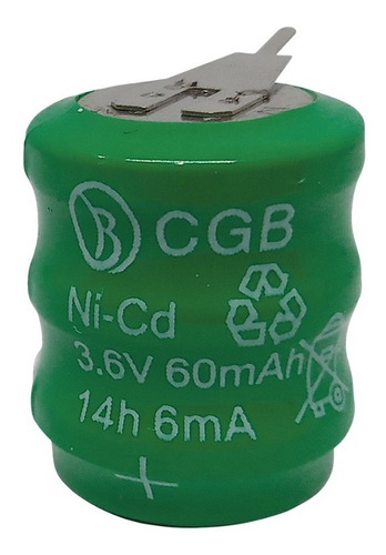 Batería 3.6 V Color Verde Máquinas