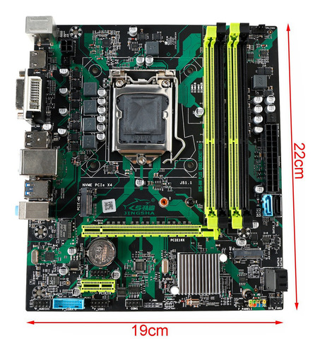 Placa Madre B75-s Lga 1155 Compatible Con 4*ddr3 Usb3.0 Sata