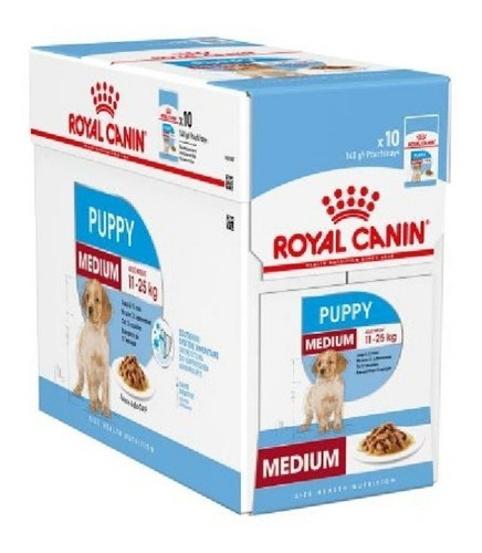 10 Uni Pouch Royal Canin Medium Puppy 140 G Envio Caba 