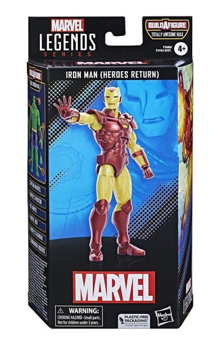 Figura Iron Man - Baf Totally Awesome Hulk Marvel Legend