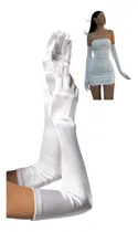 Comprar Guantes Largos, Elegantes, En Tela Elastizada,  Para Fiesta 