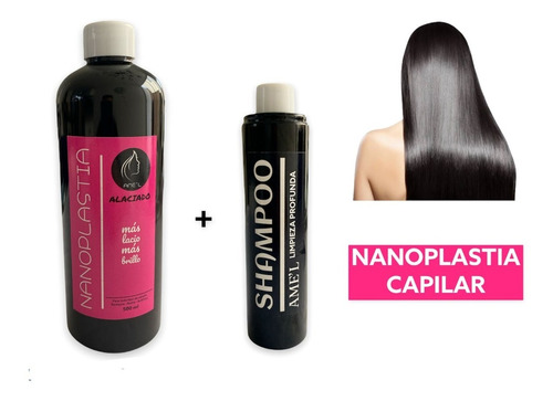 Nanoplastia Alaciado Capilar Y Regalo Shampoo Limpieza 500ml