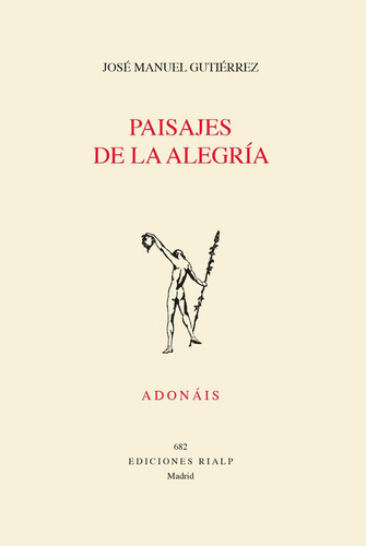 Paisajes De La Alegria, De Gutierrez, Jose Manuel. Editorial Ediciones Rialp S.a., Tapa Blanda En Español