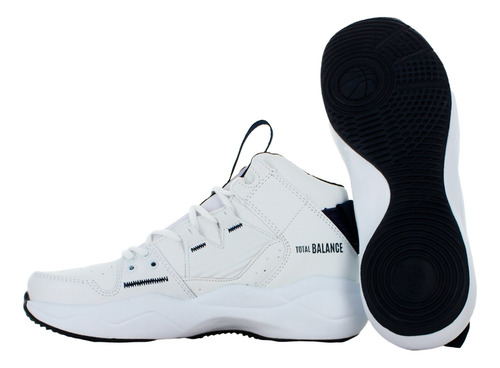 Pontiac Tenis Bota Escolar Ligero Blanco Hombre 82552